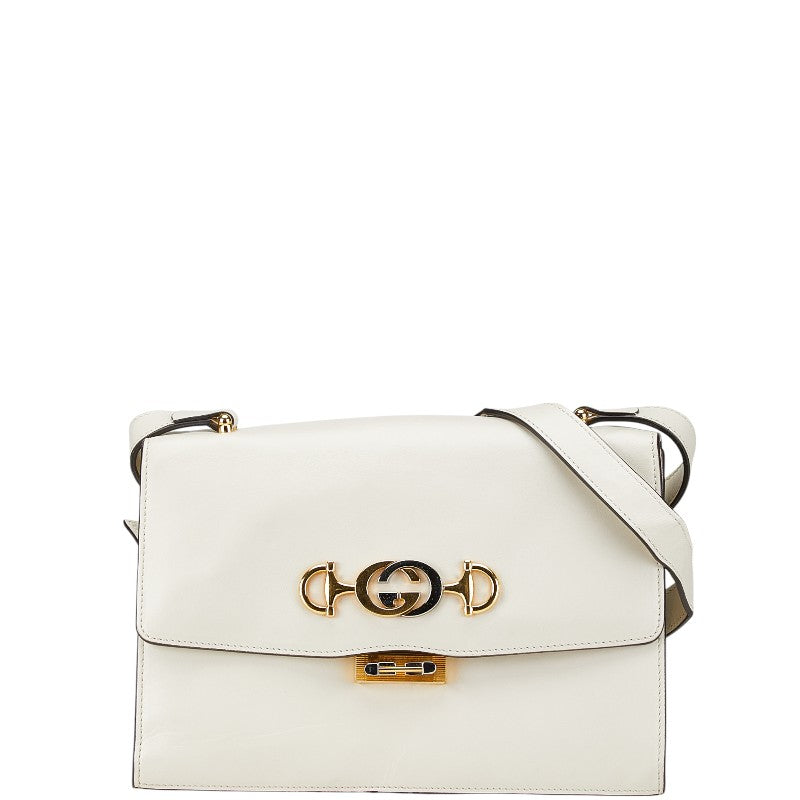 Gucci Zumi Leather Shoulder Bag
