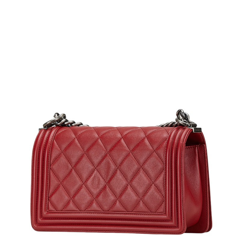 Chanel Boy Chanel Lambskin Shoulder Bag Classic Flap