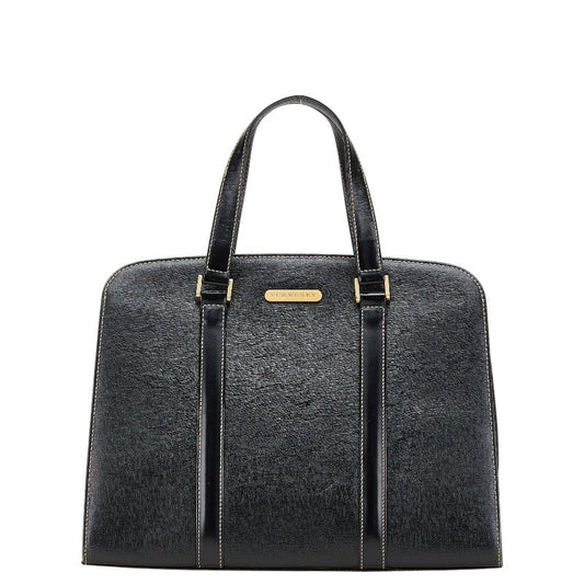 Burberry Shadow Horse Nova Check Leather Handbag