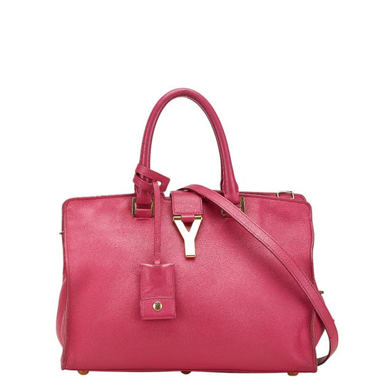 Saint Laurent Petit Cabas Y Line Leather 2way Bag