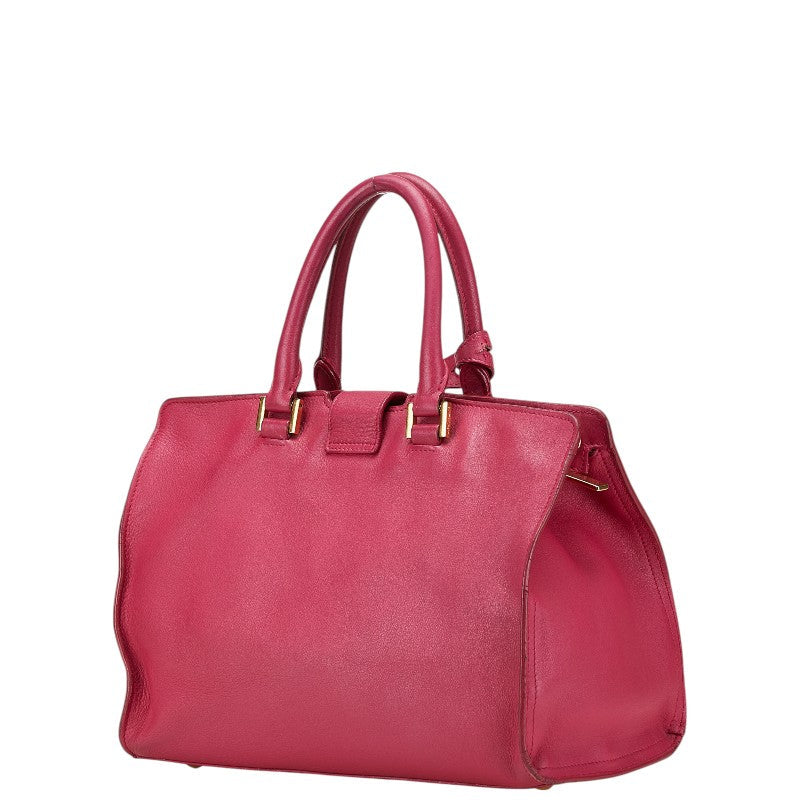 Saint Laurent Petit Cabas Y Line Leather 2way Bag