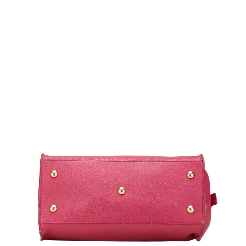 Saint Laurent Petit Cabas Y Line Leather 2way Bag