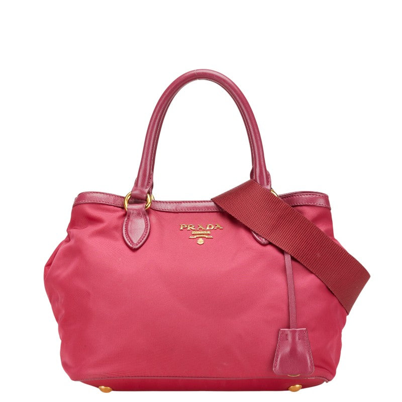 Prada 1BA172 Nylon Leather 2way Bag
