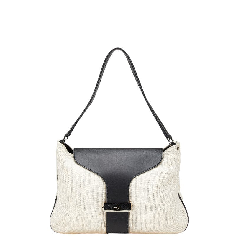 Gucci Canvas Leather Shoulder Bag