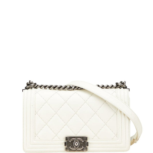 Chanel Boy Chanel Matelasse Leather Shoulder Bag