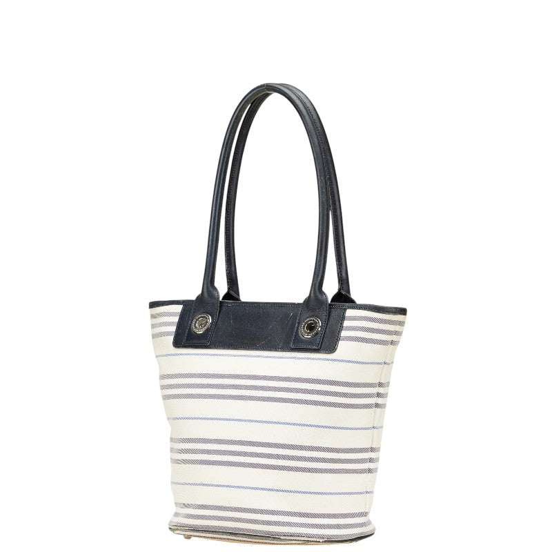 Burberry Canvas Leather Tote Bag