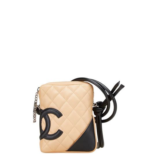 Chanel Cambon Line Coco Lambskin Shoulder Bag