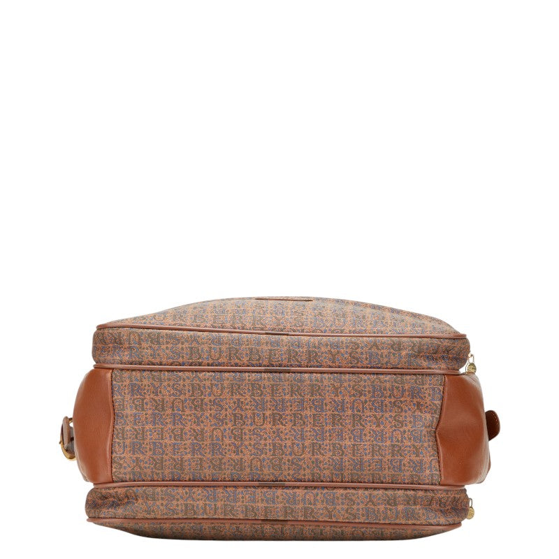 Burberry Logo Canvas Leather 2way Bag