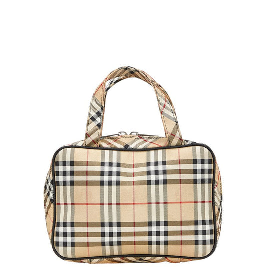 Burberry Nova Check Canvas Handbag