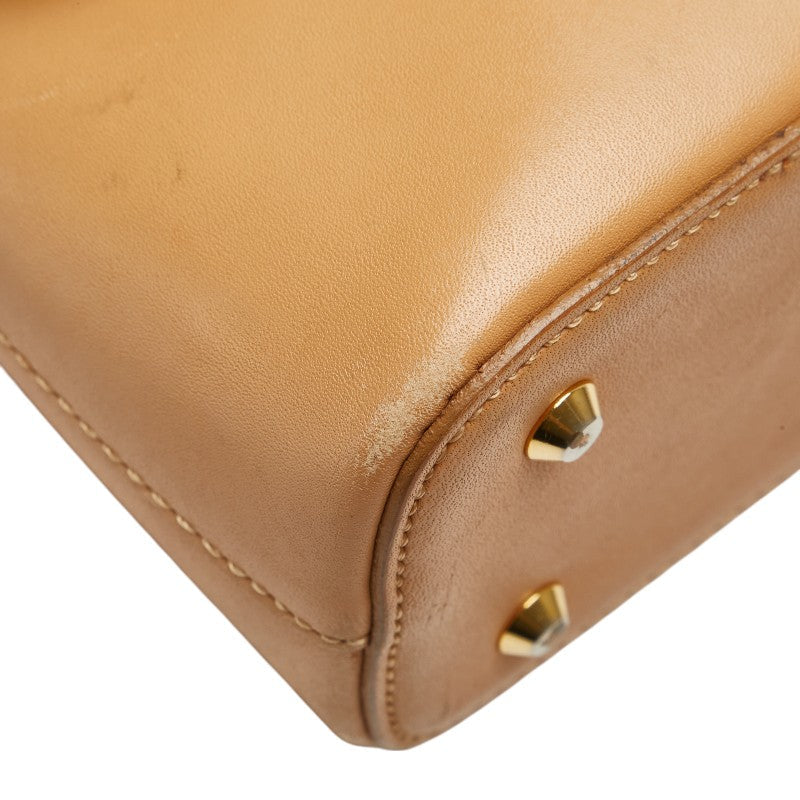 Burberry Logo Nova Check Leather Shoulder Bag