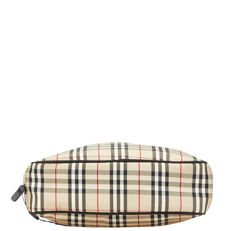 Burberry Nova Check Canvas Clutch Bag