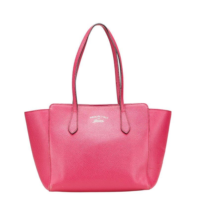 Gucci Swing Leather Tote Bag