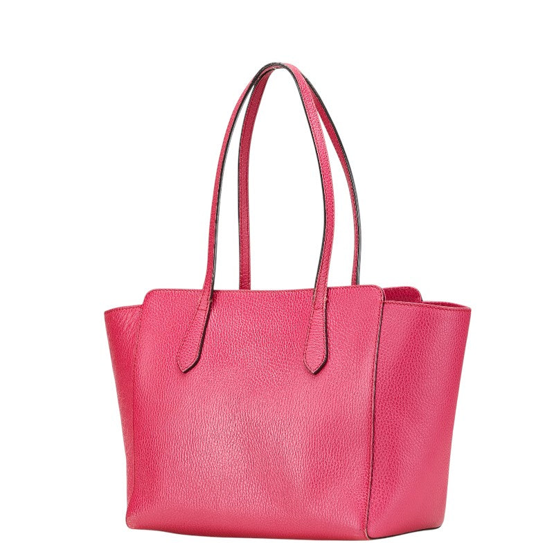 Gucci Swing Leather Tote Bag