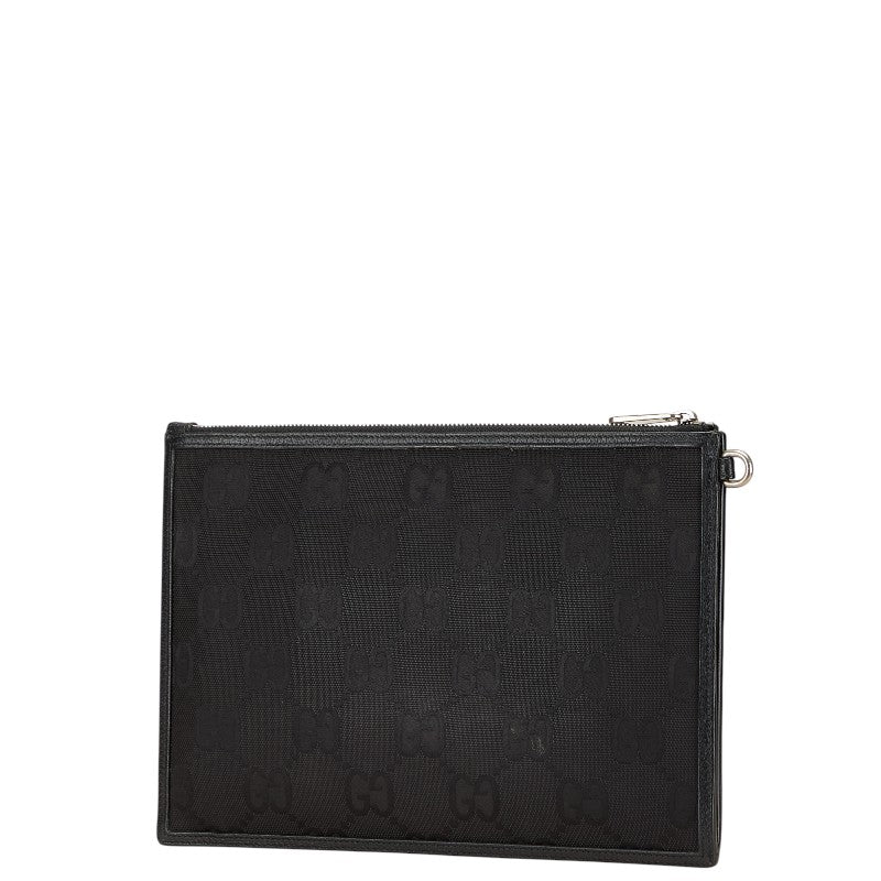 Gucci Off The Grid Nylon Leather Clutch Bag