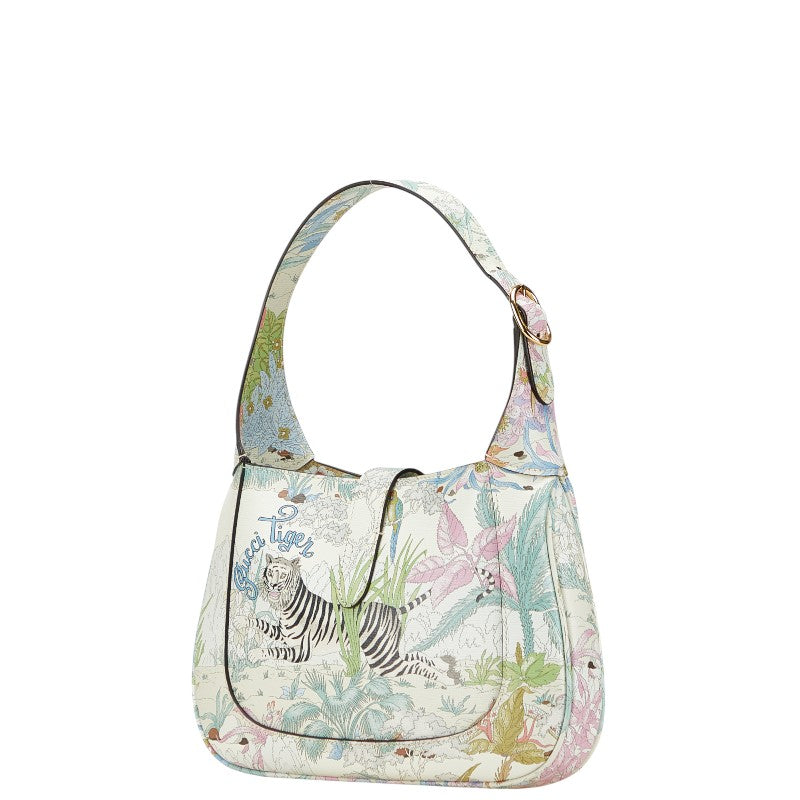 Gucci Jackie 1961 Tiger Botanical Leather 2way Bag