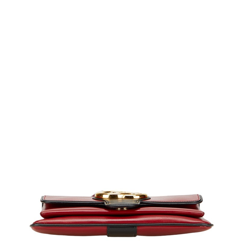 Gucci GG Marmont Arly Leather Shoulder Bag