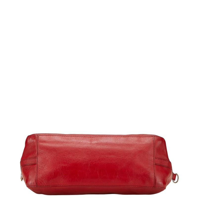 Fendi Logo Leather 2way Bag