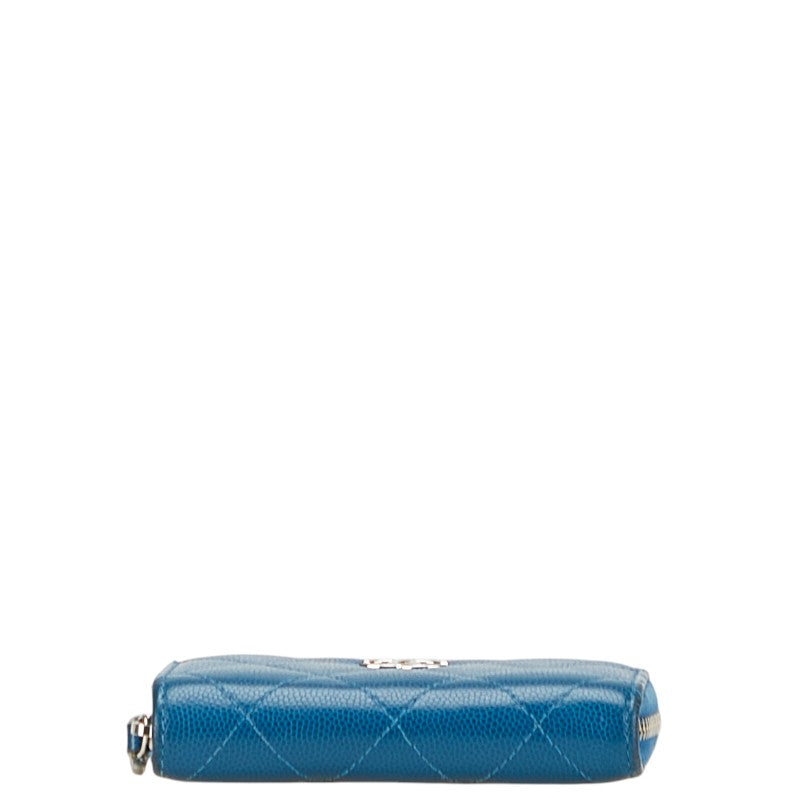 Chanel Coco Mark Matelasse Caviar Coin Case Handbag