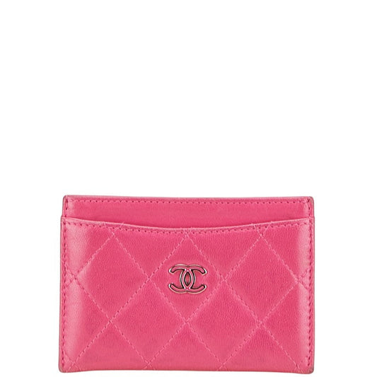 Chanel Coco Mark Matelassé Lambskin Card Case Handbag