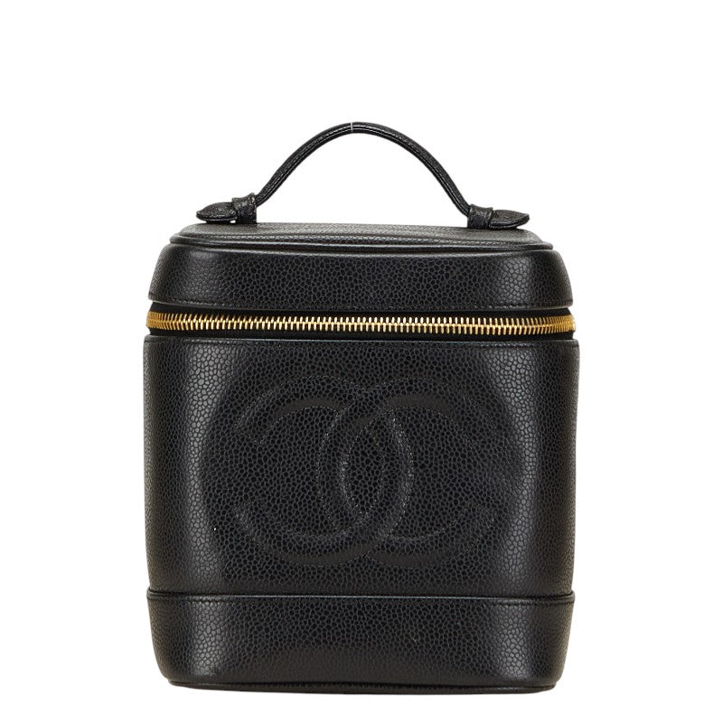 Chanel Coco Mark Caviar Vanity Bag