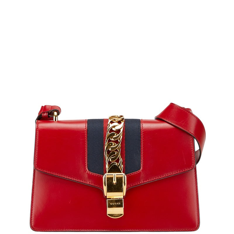 Gucci Sylvie Leather Shoulder Bag