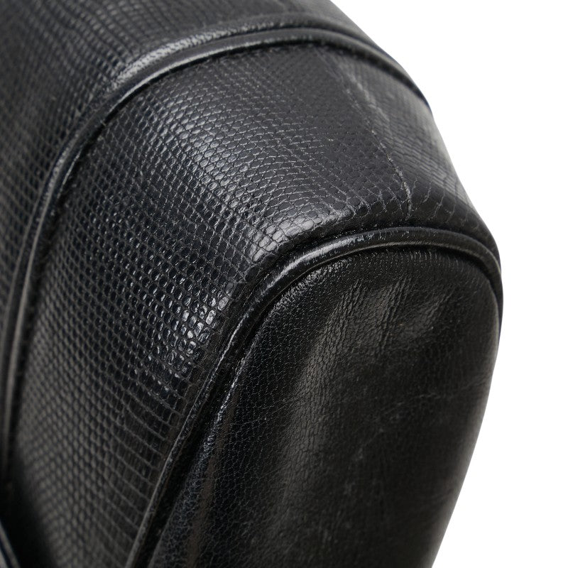Saint Laurent Lizard Embossed Leather Shoulder Bag