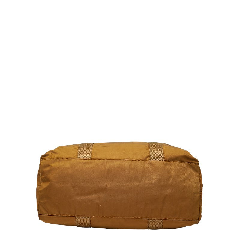 Prada Triangle Logo Plate Nylon Leather 2way Bag