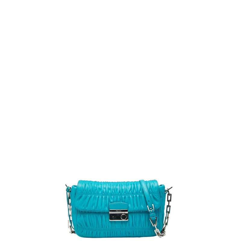 Prada Nappa Gaufre Leather Shoulder Bag