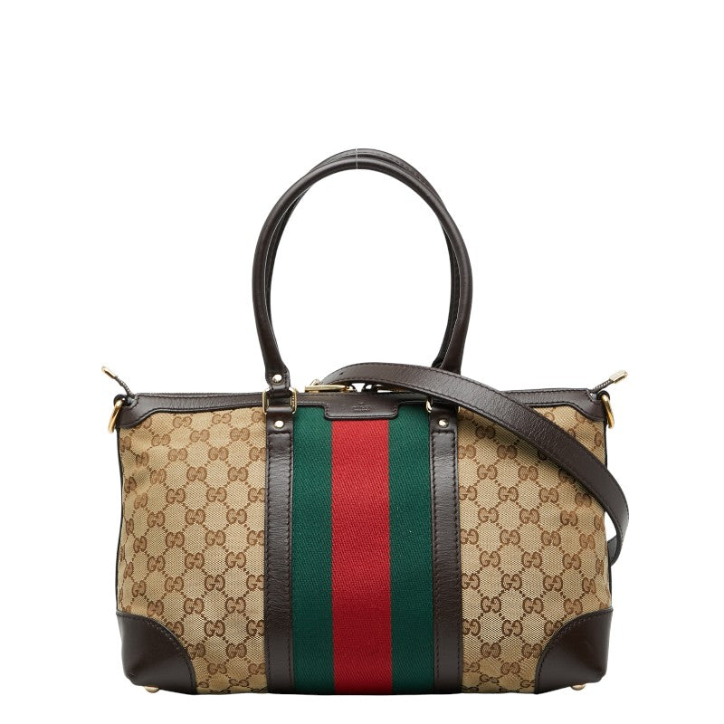 Gucci GG Canvas Sherry Line 2way Bag