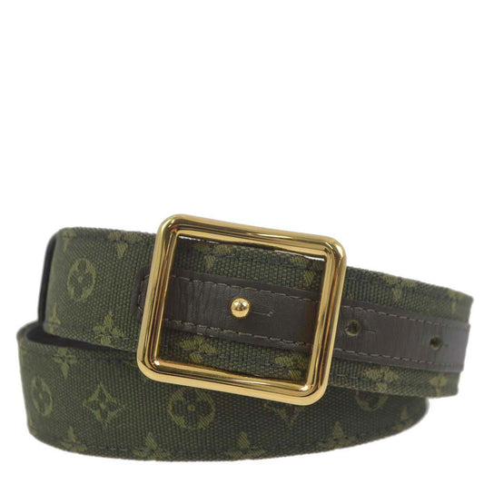 Louis Vuitton 2003 Monogram Mini Ceinture Belt M6823W 75/30 SR0073 Small Good