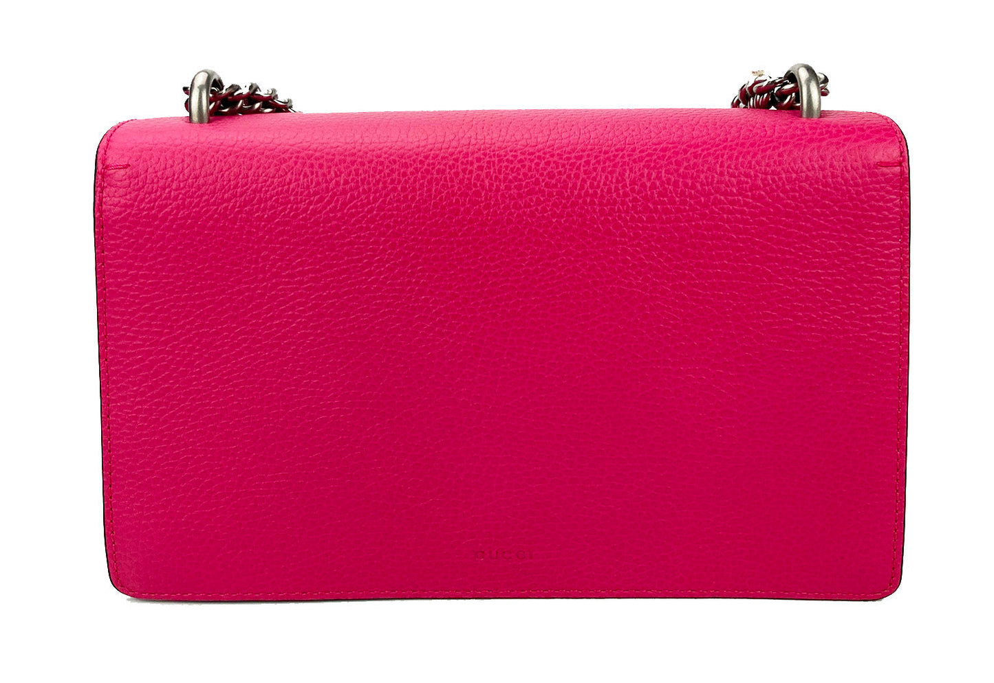 Gucci Dionysus Pink Leather Canvas Shoulder Bag