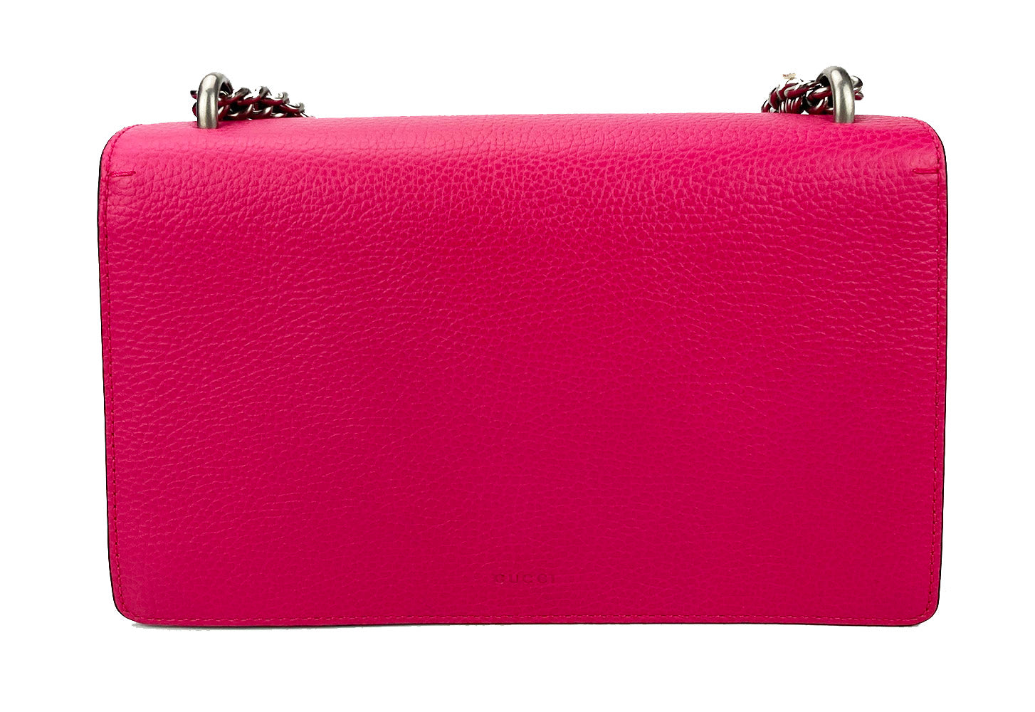 Gucci Dionysus Pink Leather Canvas Shoulder Bag