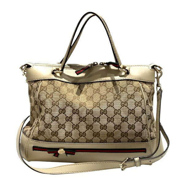 Gucci GG Canvas Sheline Line Canvas Shoulder Bag