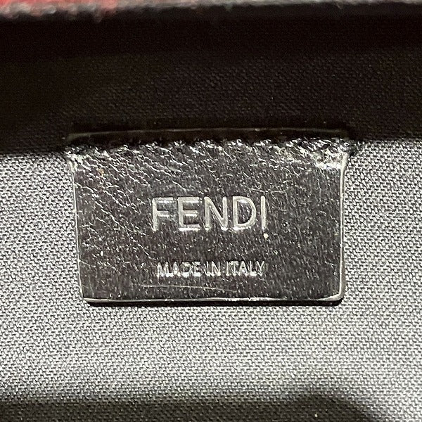 Fendi Zucchino Leather 2way Shoulder Bag
