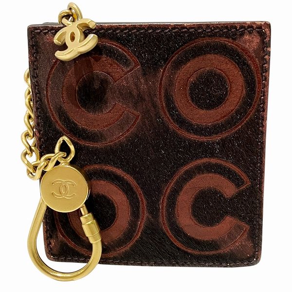 Chanel Coco Mark Harako Leather Coin Case Handbag