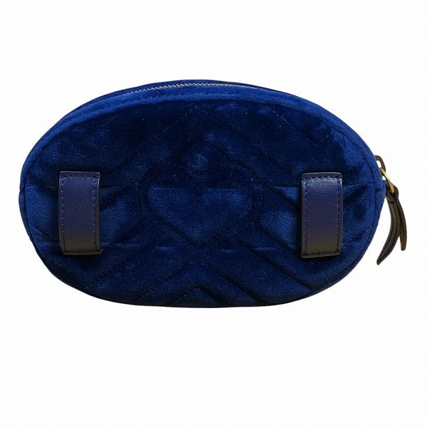 Gucci GG Marmont Velour Leather Waist Bag
