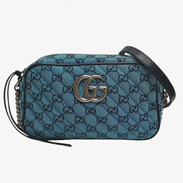 Gucci GG Marmont Canvas Leather Shoulder Bag