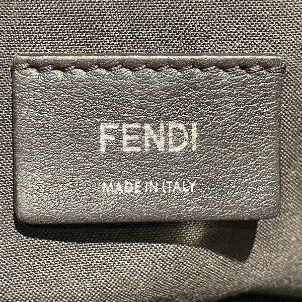 Fendi Zucca Canvas Shoulder Bag