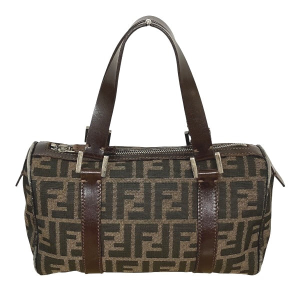 Fendi Zucca Canvas Handbag