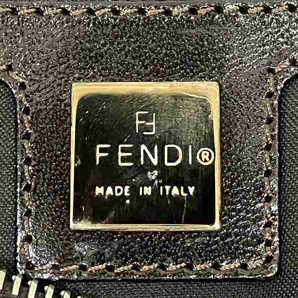 Fendi Zucca Canvas Handbag