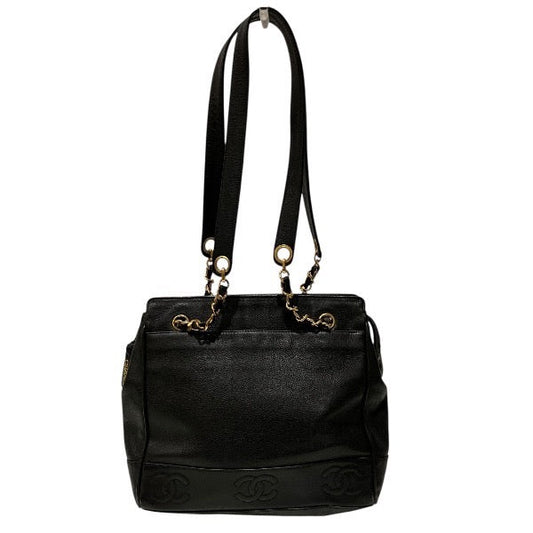 Chanel Triple Coco Caviar Skin Shoulder Bag