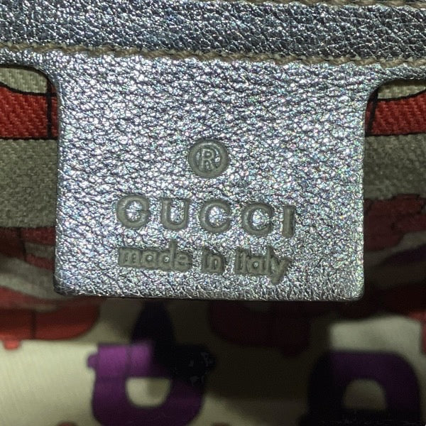 Gucci Interlocking G Canvas Leather Boston Bag