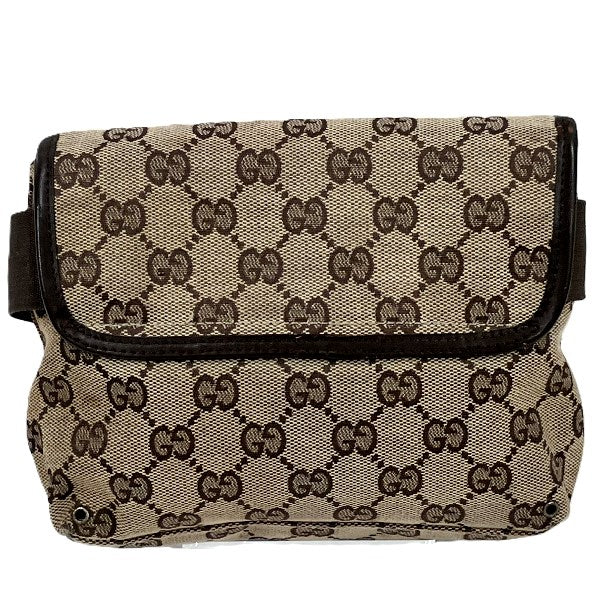 Gucci Old Gucci Canvas Waist Bag