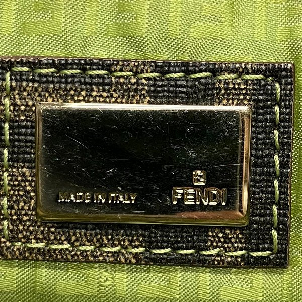 Fendi Zucca Nylon Canvas Tote Bag