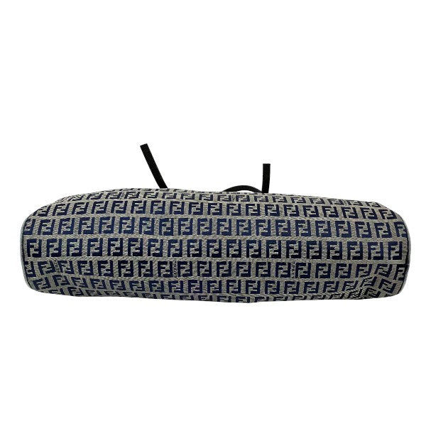 Fendi Zucca Canvas Leather Handbag