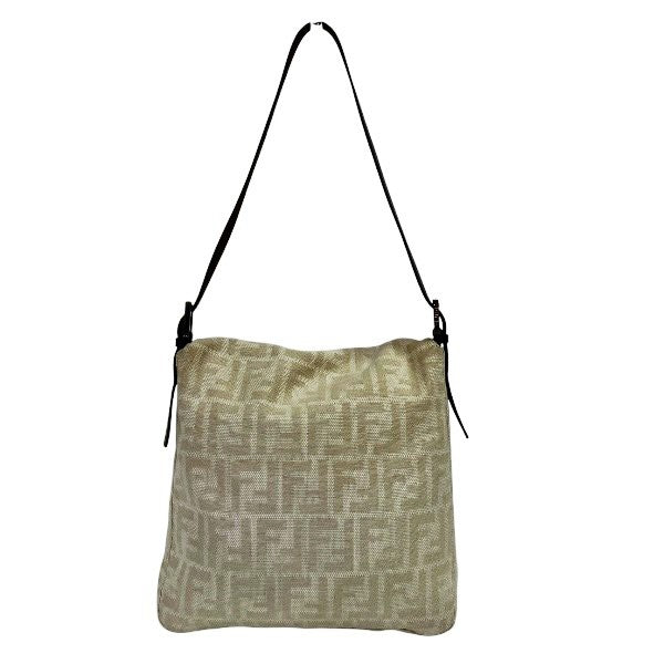 Fendi Mamma Baguette Canvas Shoulder Bag