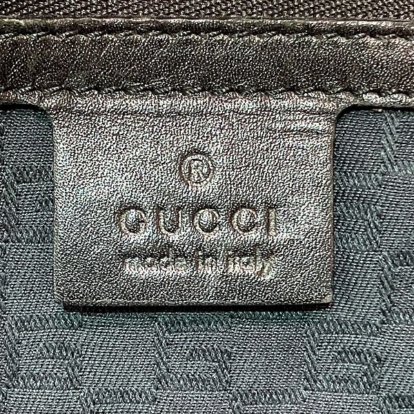 Gucci Interlocking G Punching Leather Handbag