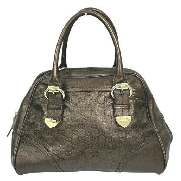 Gucci Guccissima Leather Boston Bag