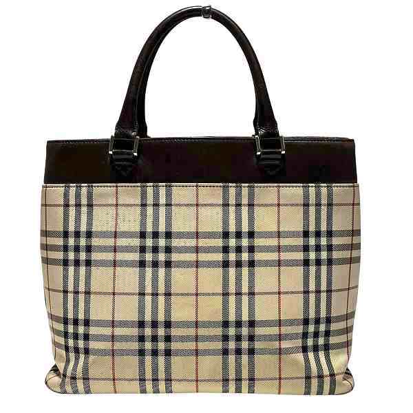 Burberry Check Tote Bag
