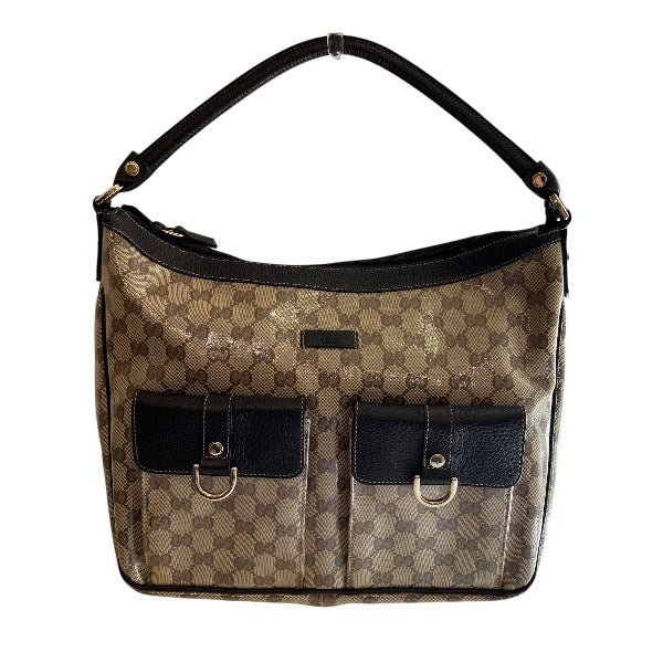 Gucci GG Crystal PVC Handbag